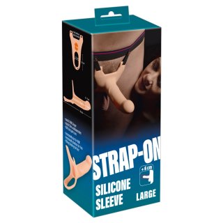 Silicone Strap-on +6 cm large